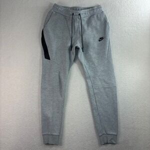 Nike Tech Fleece Joggers Men S Gray Tapered Sweatpants Cuffed 805162-063
